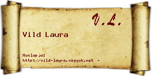 Vild Laura névjegykártya